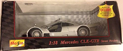 Maisto Mercedes CLK-GTR Street Version Vehículo de fundición 1:18 colores pueden variar