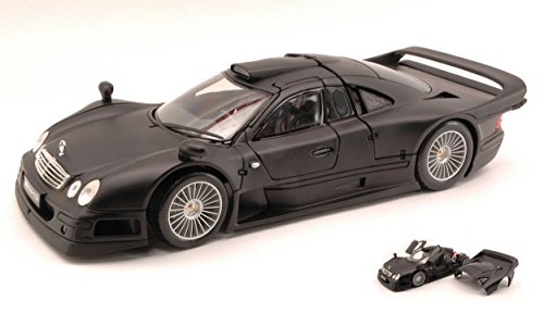 Maisto MI36849BK Mercedes CLK-GTR Street Version 1997 Matt Black 1:18 Die Cast Compatible con