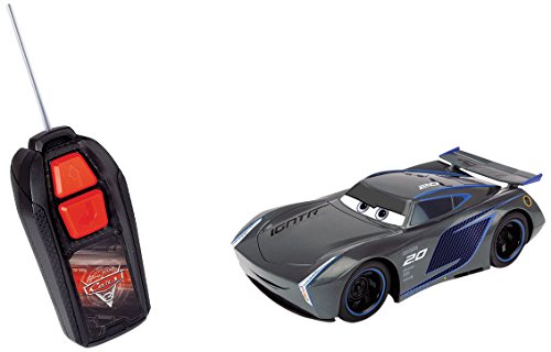 Majorette – Cars 3 – RC – Coches radiocommandées (Flash Mcqueen, Jackson Storm,...) – escaleras 1/16 y 1/24 1/32