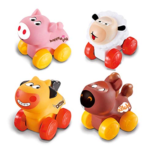 Mallalah Scooter Niños De Dibujos Animados De Juguete De Coche Monstruo Máquina De La Diversión Intelectual Puzzle Animal Suave Coche Modelo Educativo Juguetes