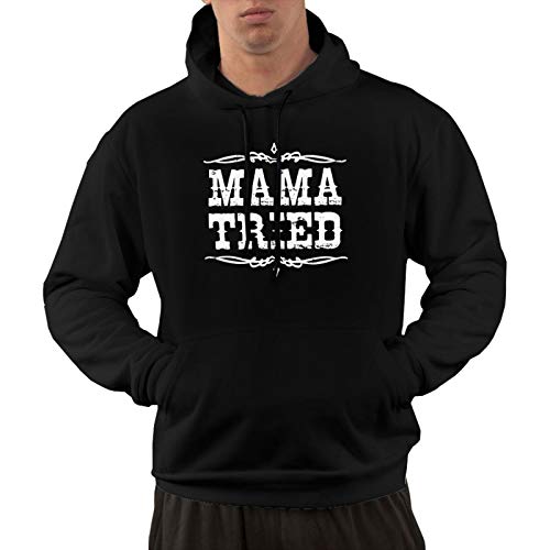 Mama Tried Retro Country Music - Sudadera con capucha y bolsillos para hombre