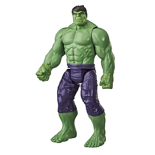 Marvel Figura de acción de Hulk de los Vengadores Titan Hero Series Blast Gear de Lujo, Juguete de 30 cm, Inspirado en Marvel Comics, para niños a Partir de 4 años
