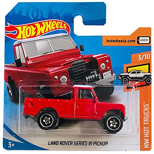 Mattel Cars Hot Wheels Land Rover Series III Pickup HW Hot Trucks 3/10 Short Card 2019