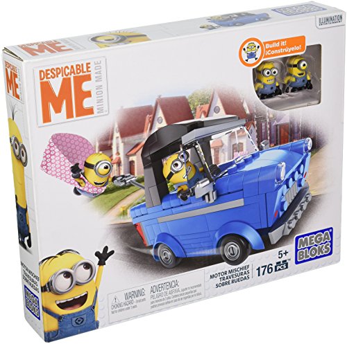 Mega Bloks - Travesura en Coche, Juego de construcción (Mattel DKT69)