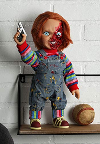 Mezco Child'S Play 3: Chucky Talking Doll Pizza Face Version Standard