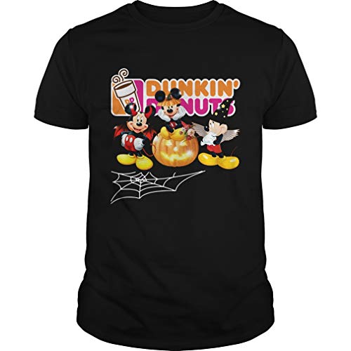 Mi.ckey M.Ouse Dun.Kin Donuts Halloween Shirt - T Shirt For Men and Woman.
