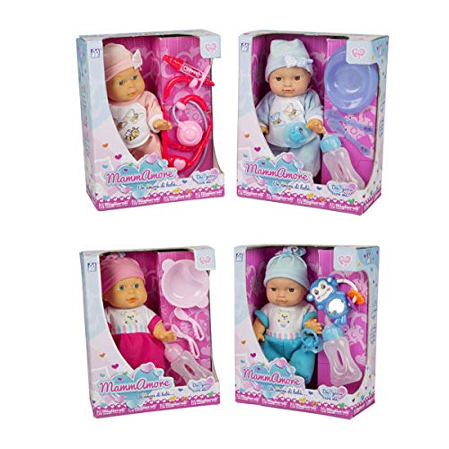 MIGLIORATI MiglioratiB020 Mammamore Little Ones Muñeca con Accesorios