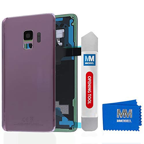 MMOBIEL Tapa Bateria/Carcasa Trasera con Lente de Cámara Compatible con Samsung S9 G960 5.8 Pulg. (Lila Morado)