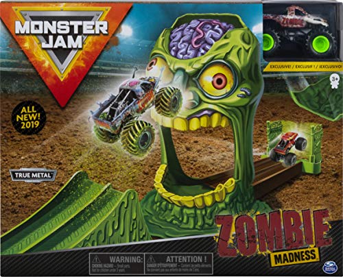 Monster Jam- Monster Jam-6053298-Original Spielset mit exklusivem Truck, Maßstab Madness-Camión Monstruo Zombi (Escala 1:64), Multicolor (Spin Master 20103383-6053298) , color/modelo surtido