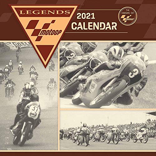 Moto GP 2021 Unisex Calendario de Pared Multicolor, Papel,