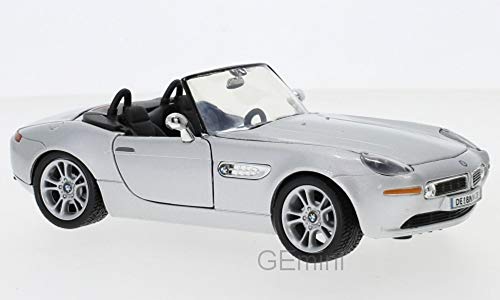 Motormax BMW Z8 Cabriolet Plata 1/24