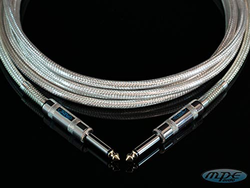 MPE Cable guitarra bajo Made in Italy Profesional Jack 6.3 mm derecho 3 metros