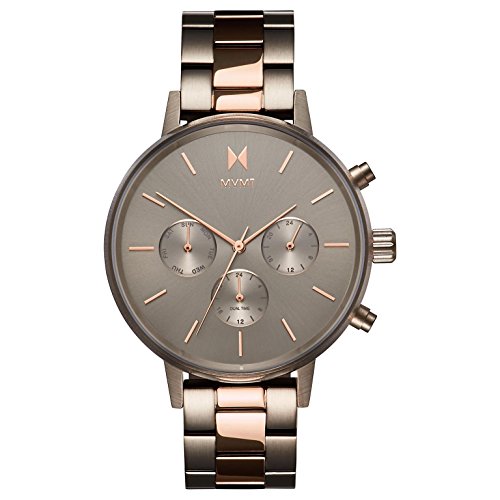 MVMT Reloj Cronógrafo para Mujer de Cuarzo con Correa en Acero Inoxidable D-FC01-TIRG