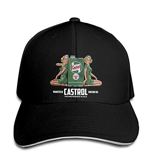 N/Ａ Gorra de béisbol Motor Oil Men's Black Snapback Camión Deportivo al Aire Libre Ajustable Hip-hopfunny Gorra con Visera