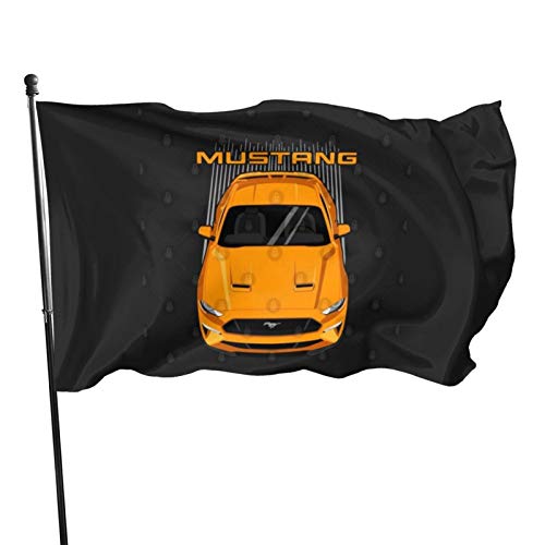 N/F Mustang Gt 2018 a 2019 - Banderas de bandera naranja