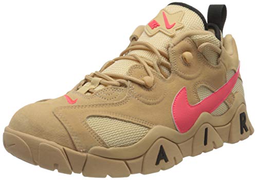 Nike Air Barrage Low, Zapatillas de bsquetbol Hombre, Vachetta Tan Laser Crimson White Onyx, 44 EU