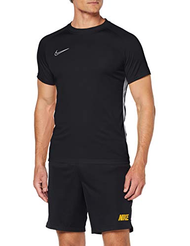 NIKE M NK Dry Acdmy Top SS Camiseta de Manga Corta, Hombre, Negro (Black/White/White), 2XL