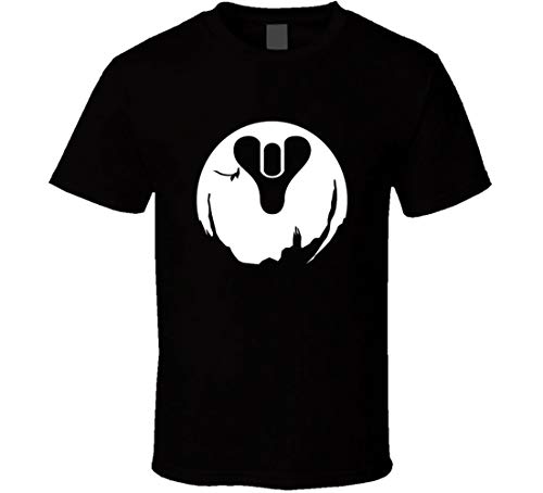 N/N Destiny Moon - Camiseta de manga corta para videojuegos Negro Negro ( M