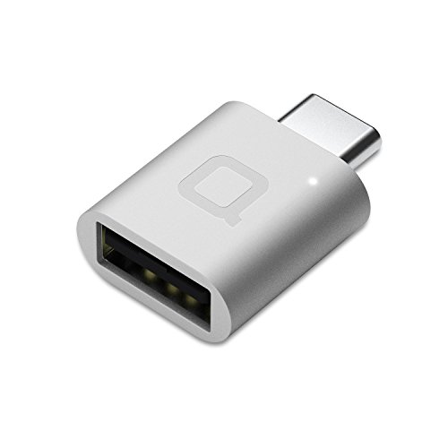 nonda Adaptador USB Tipo C a USB 3.0, Adaptador Thunderbolt 3 a USB de Aluminio con LED Indicador para MacBook Pro 2019/2018, MacBook Air 2018, Pixel 3, y más dispositivos de tipo C (Plateado)