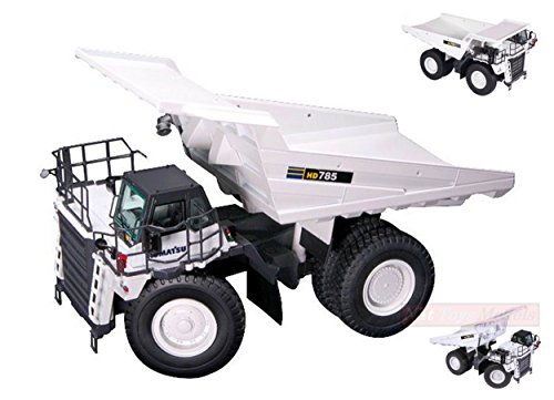 NZG NZG857-40 Komatsu HD785 Dump Truck White 1:50 MODELLINO Die Cast Model Compatible con