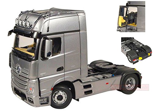 NZG NZG952-55 Mercedes ACTROS GIGA Space 4x2 Silver 1:18 MODELLINO Die Cast