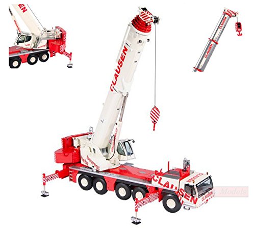 NZG NZG959-02 CAMION GRU LIEBHERR LTM1250-5.1 CLAUSEN MOBILCRANE 1:50 Die Cast Compatible con