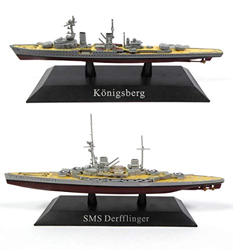 OPO 10 - Lote de 2 Buques de Guerra 1/1250: SMS DERFFLINGER + KONIGSBERG (WS13 + WS15)