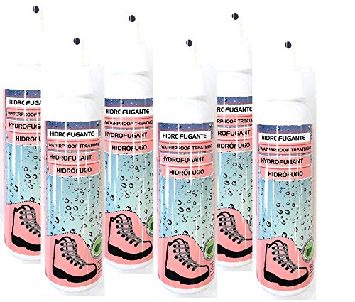 Pack 6 Hidrofugantes Impermeabilizante Waterproof spray 125ml Gore-Tex Chiruca