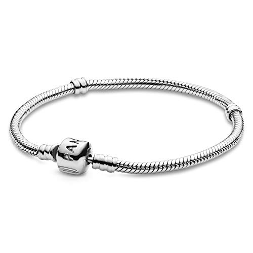 Pandora 590702HV-21 - Pulsera de mujer de plata de ley, 21 cm