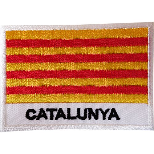 Parche para coser, diseño de la bandera de Cataluña, Aragón, Islas Baleares, Valencia, España