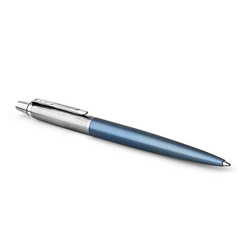 Parker Jotter bolígrafo de gel, de color azul Waterloo y tinta negra con punta mediana (0,7 mm) en estuche (2020650)
