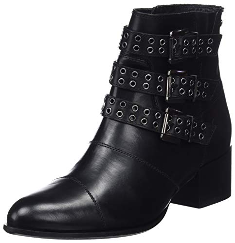 Pepe Jeans London Waterloo Berlin, Botines Mujer, Negro (Black 999), 36 EU