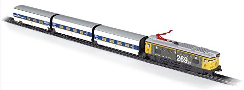 PEQUETREN TALGO PENDULAR 200 metálico, con luz, Puntero de Carril y desvíos, Multicolor (Pequetren506)