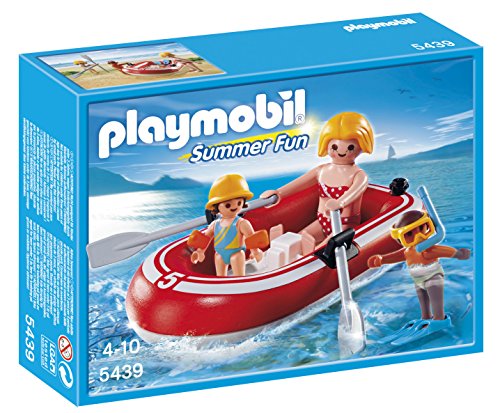 PLAYMOBIL Vacaciones - Nadadores con balsa, Playsets de Figuras de Juguete, 20 x 5 x 15 cm, (5439)