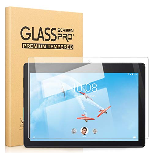 Pnakqil [2 Piezas Protector de Pantalla para Lenovo Tab E10 Protector de Cristal Vidrio Templado Premium Transparencia HD [Anti-arañazos] [No Burbujas] para Lenovo Tab E10 (TB-X104F)