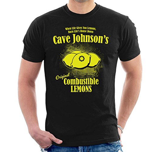 Portal 2 Cave Johnsons Combustible Lemons Men's T-Shirt