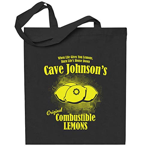 Portal 2 Cave Johnsons Combustible Lemons Totebag