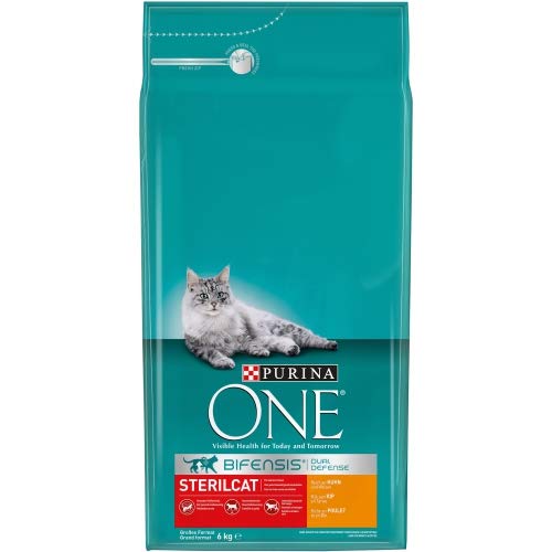 PURINA ONE - Bifensis esterilizados, con Pollo y Trigo 6 Kg