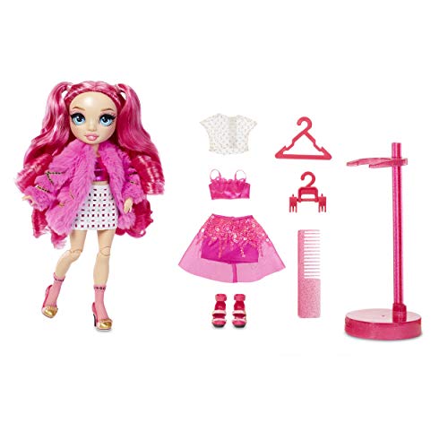 Rainbow High Jett Dawson – Fuchsia (Hot Pink) Fashion Doll with 2 Complete Mix & Match Outfits and Accessories, Toys for Kids 6-12 Years Old (L.O.L. Surprise 572121)