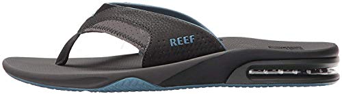 Reef Fanning, Chanclas Hombre, Gris/Azul Claro, 42