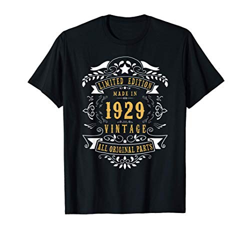 Regalo de 92 años de edad, nacido en 1929 Camiseta