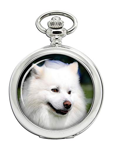 Reloj de Bolsillo con diseño de Perro Esquimal Canadiense