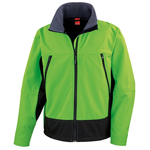 Result R120A Chaqueta de Actividad Softshell, Unisex Adulto, Verde Intenso, L