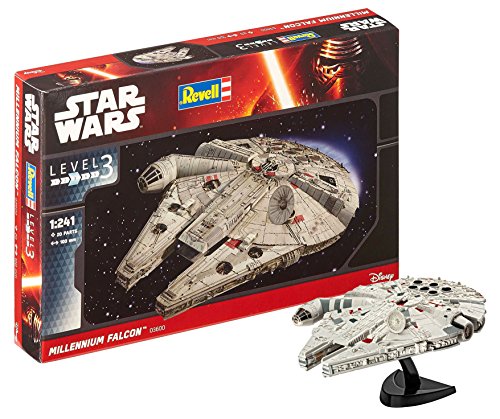 Revell Star Wars Millennium Falcon Kit modele, Escala 1:241 (03600), Multicolor