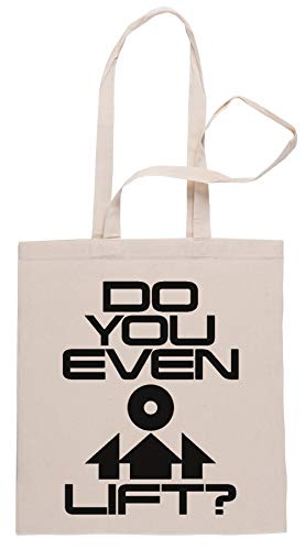 Rundi Do You Even Lift Bolsa De Compras Shopping Bag Beige