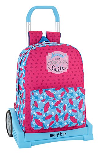 Safta Mochila Espalda Ergonómica Moos "Lips" Con Carro Safta Evolution