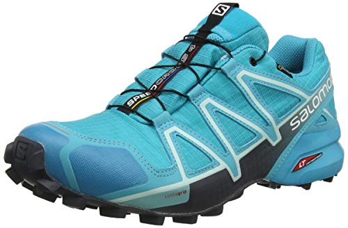 Salomon Speedcross 4 GTX, Zapatillas de Trail Running Mujer, Azul (Bluebird/Icy Morn/Ebony), 40 2/3 EU