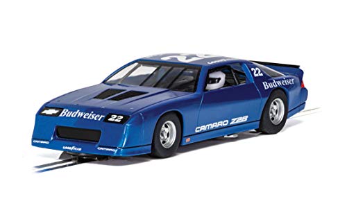 Scalextric C4145 Chevrolet Camaro IROC-Z - Azul Coche - Estados Unidos/Clásico