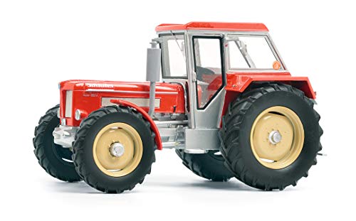 Schuco 950 V-Trineo con Cabina, Tractor, Coche de Modelo, edición Limitada 500, Escala 1:32, Resina, Color Rojo (450910800)