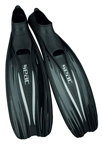 SEAC F 100 Pro Aletas de Buceo, Adultos Unisex, Negro, 40